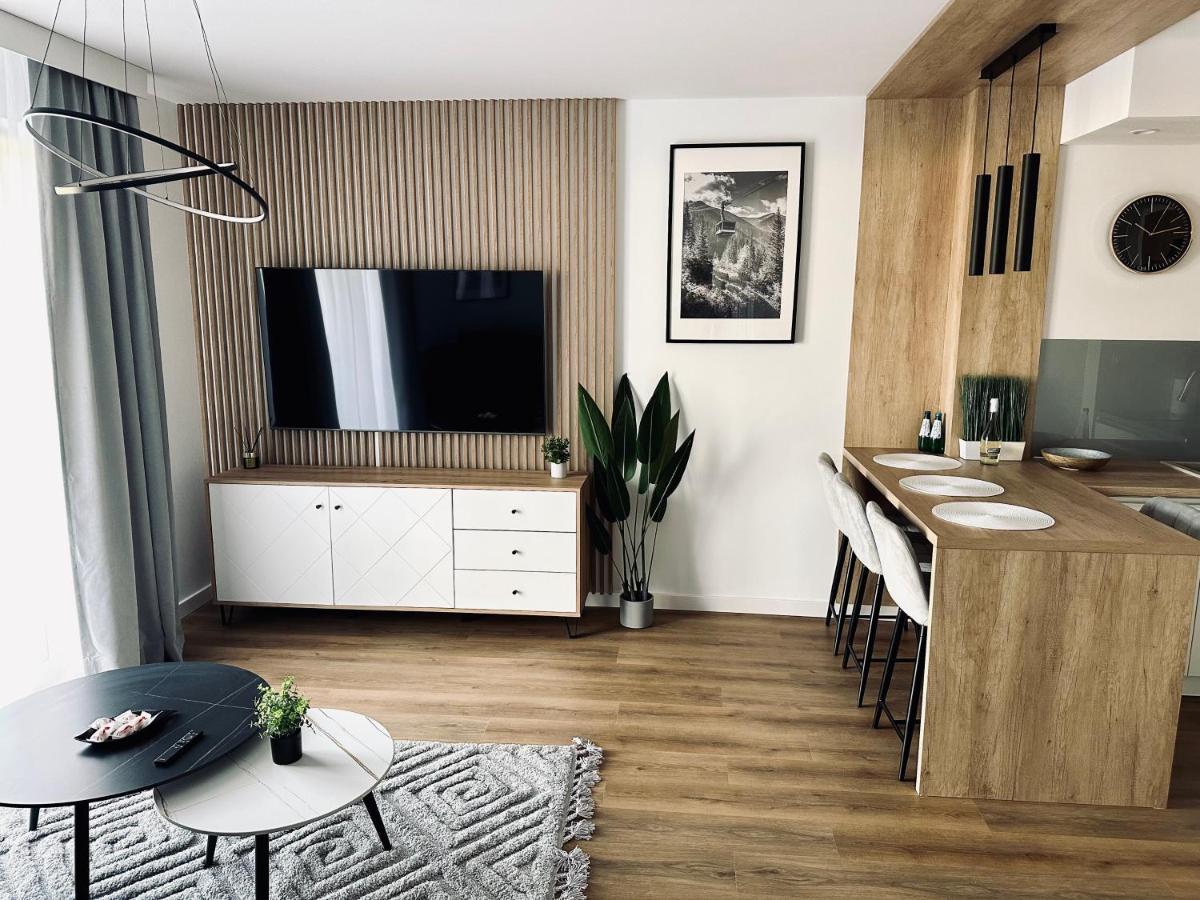 Mountain Shine - Apartment, Spa And Parking ザコパネ エクステリア 写真